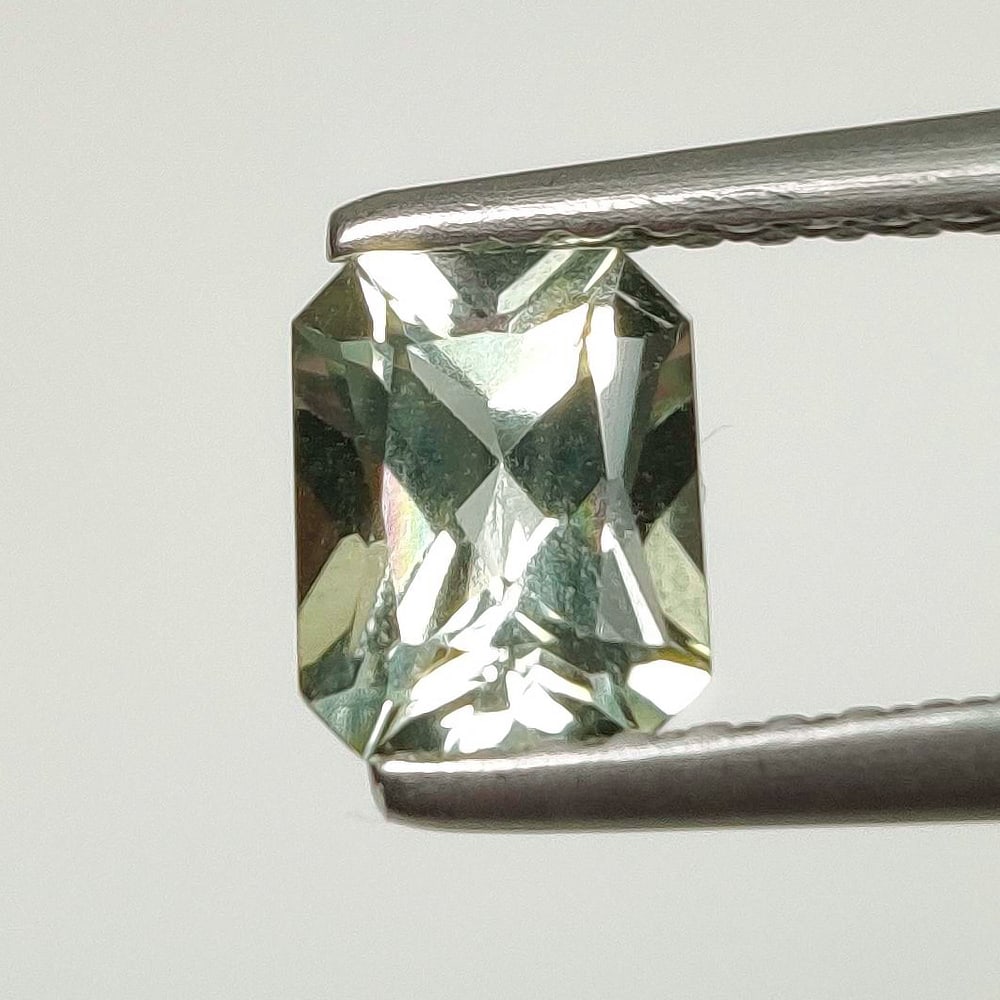 0.61 Ct Natural Green Tourmaline Octagon Cut: Weight - 0.61 Ct / Dimensions - 6.00 x 4.80 x 3.50 mm / Shape - Octagon Cut / Color - Green / Clarity - Translucent / Origin - Africa / Treatment - None