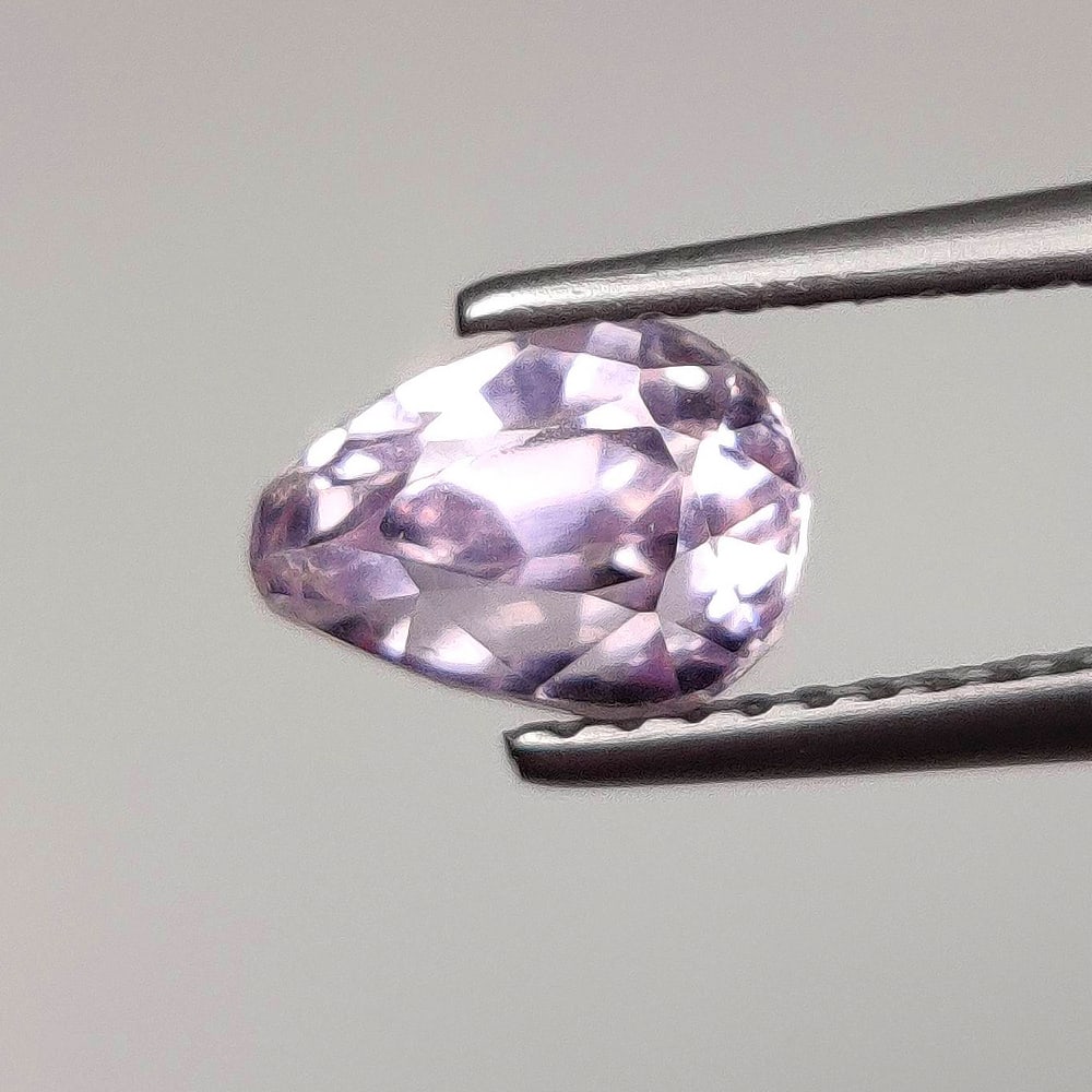 1.63 Ct Natural Pink Kunzite Pear Cut: Weight - 1.63 Ct / Size - 7.80 x 5.70 x 6.10 mm / Shape - Pear Cut / Color - Pink / Clarity - VVS / Origin - Afghanisthan / Treatment - None