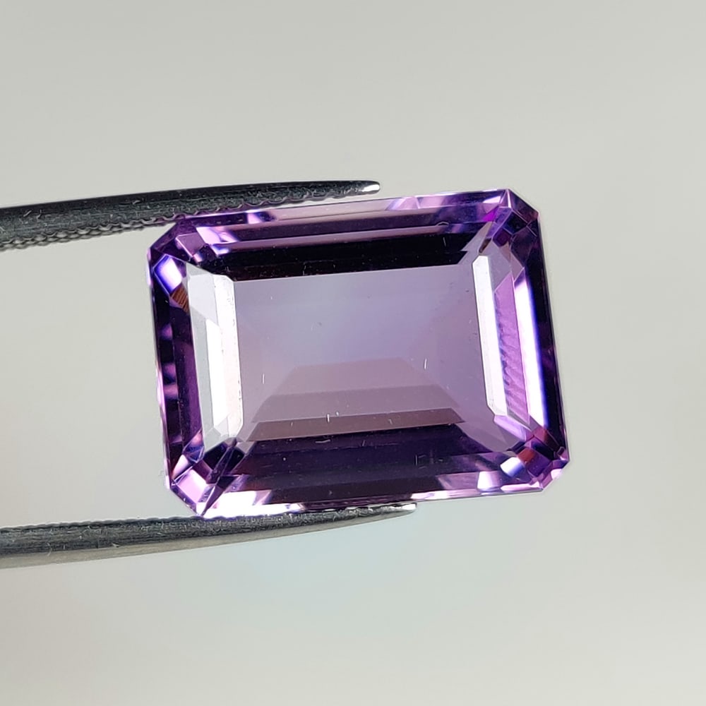 11.65 Ct Natural Purple Amethyst Octagon Cut: Weight - 11.65 Ct / Dimensions - 15.80 x 12.10 x 8.00 mm / Shape - Octagon Cut / Color - Purple / Clarity - VVS / Origin -Brazil / Treatment - Heated