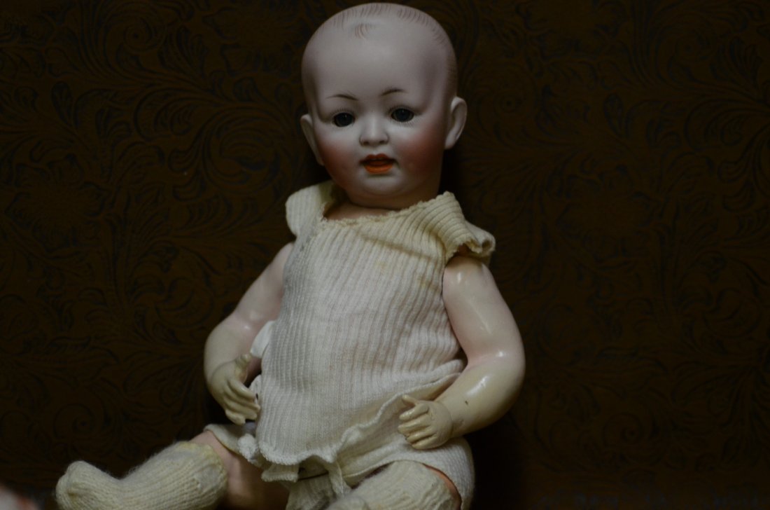 11" 151  Antique Character Baby Doll (1 of 2)
