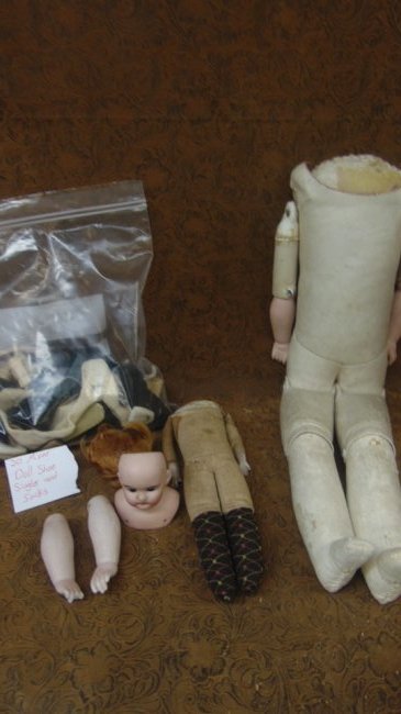 Mixed Antique Doll Parts/Body Lot (1 of 2)