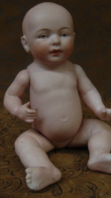 RARE ALL BISQUE KESTNER DOLL BABY (1 of 4)