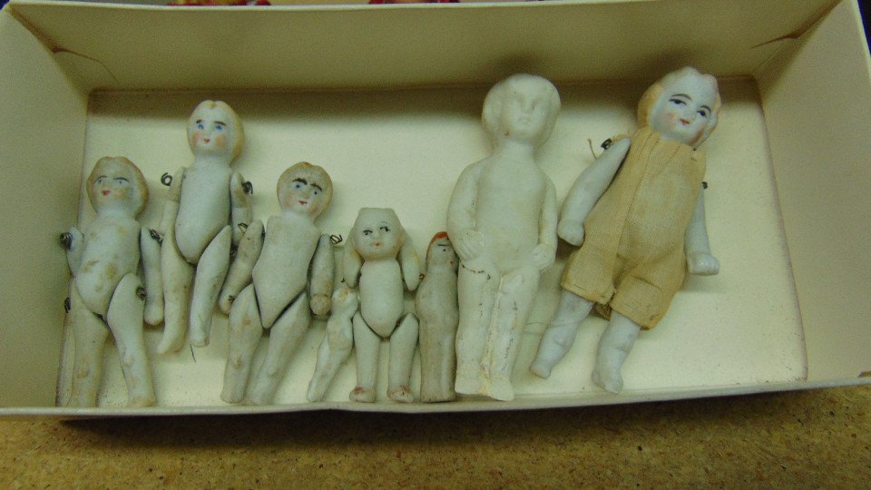 Mixed German All Bisque Parian Dolls (1 of 1)
