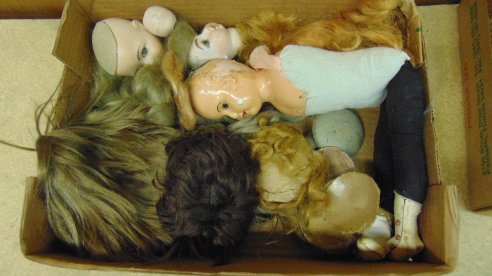 Vintage/Antique Wigs,Scrapes,Etc: Vintage and antique wigs,scrapes, and more.