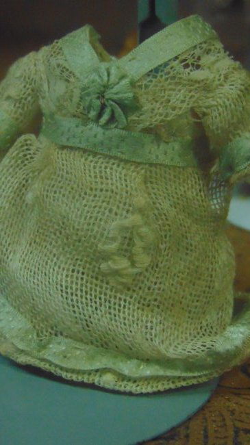 Antique Silk Needle Point Mignonette Dress (1 of 4)