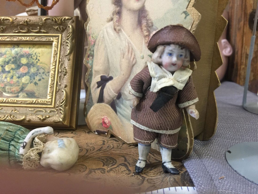 Antique the Little Sailor Mignonette Doll (1 of 2)