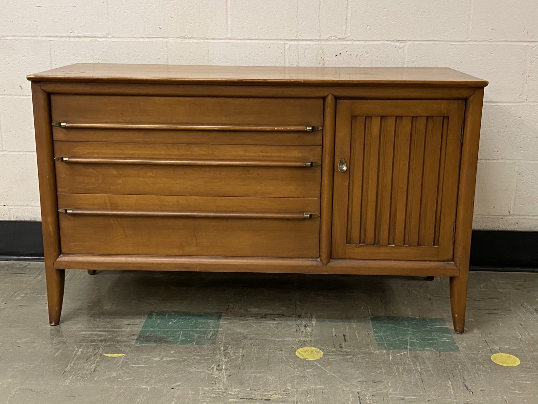 Mid Century Modern Server by Impact by Willette: Mid Century Modern Server by Impact by Willette. It measures 48 inches by 19 inches by 29 inches.