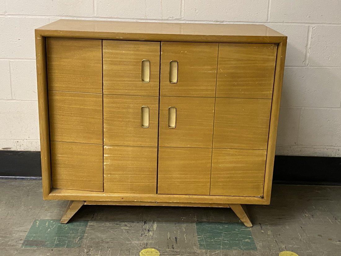 Stromberg Carlson Cabinet Ready to be Repurposed: Stromberg Carlson Cabinet Ready to be Repurposed. The stereo has been removed and can be repurposed into a bar or cabinet. It measures 32 inches by 36.5 inches by 19 inches.