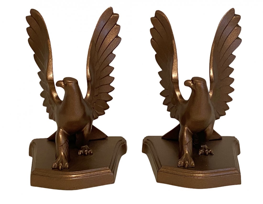 Frankart Art Deco Eagle Bookends (1 of 8)