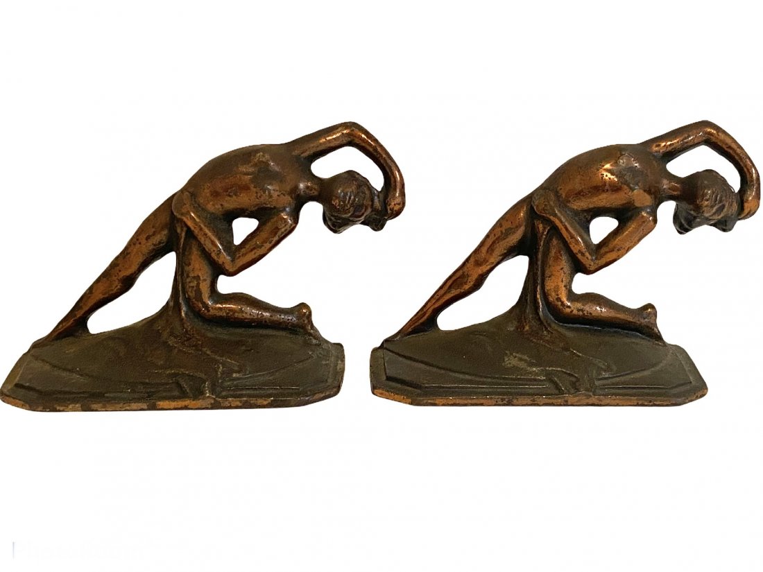 Art Deco Scarf Dancer Bookends (1 of 4)