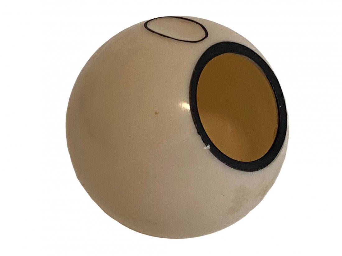 Art Deco Glass Globe Ashtray (1 of 6)