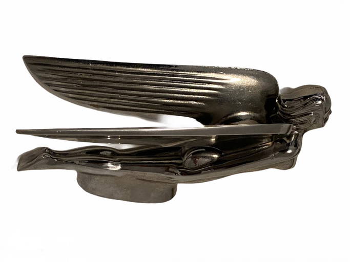 Vintage Art Deco Winged Lady Car Hood Ornament Nov 09, 2020