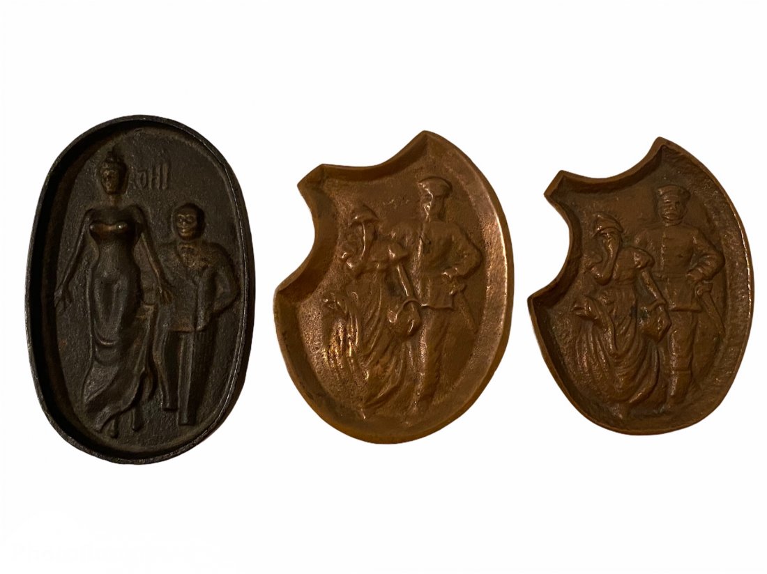 Lot of 3 Naughty Secret Ashtrays (1 of 7)