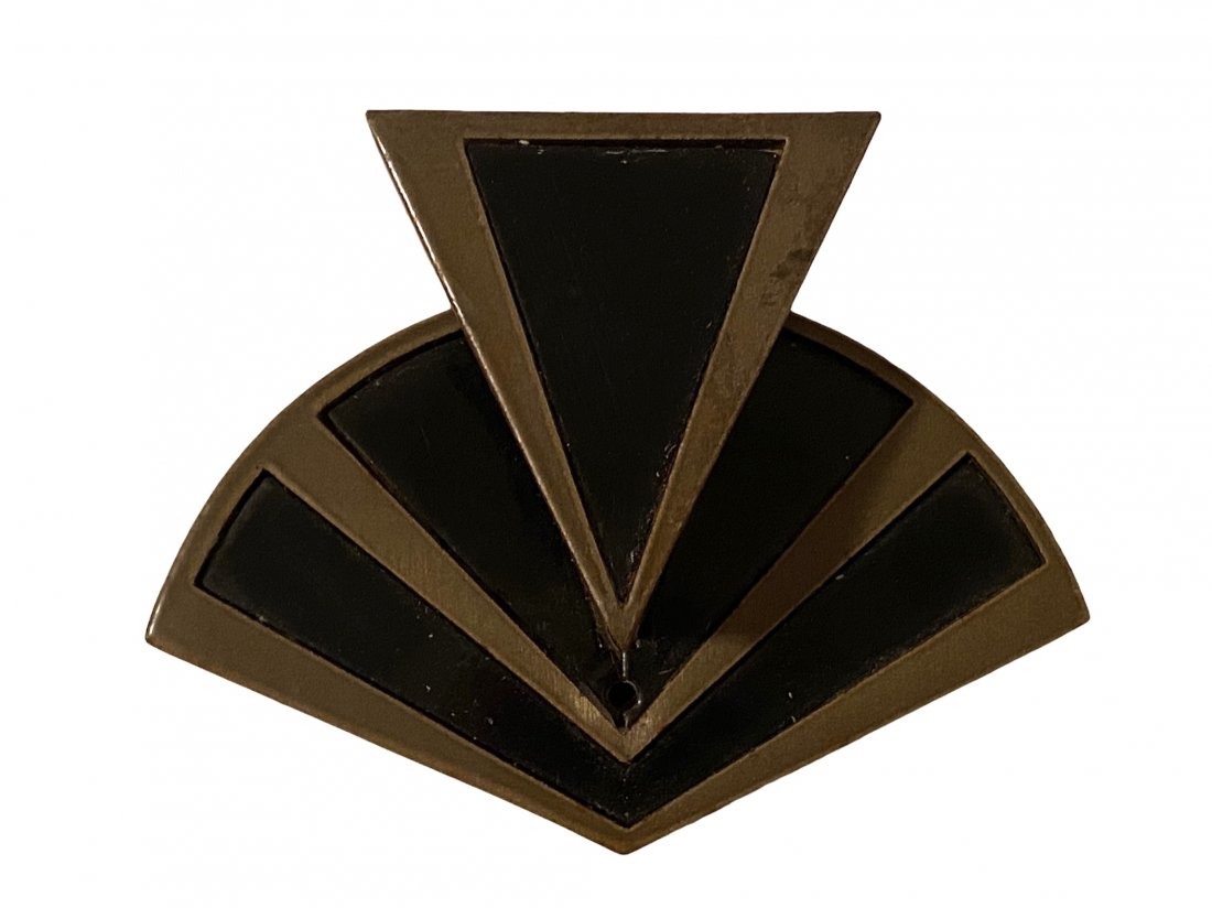 Art Deco Metal Coat Hook Architectural Element: Art Deco Metal Coat Hook Architectural Element.