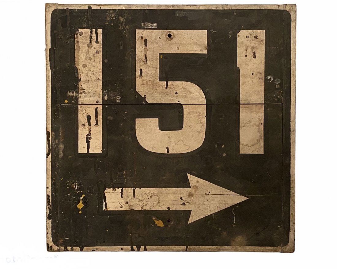 Wood Old Paint Road Traffic Highway Sign- RT151 (1 of 4)