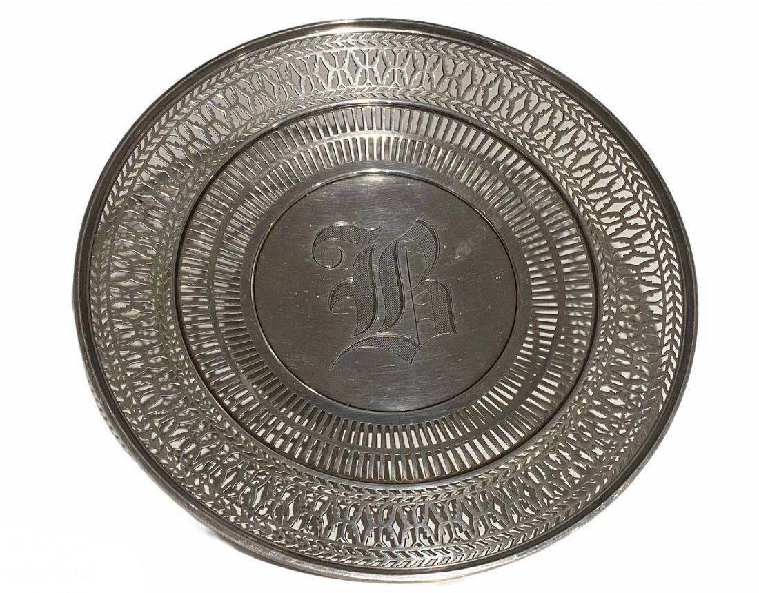 Sterling Silver Reticulated Dish (1 of 10)