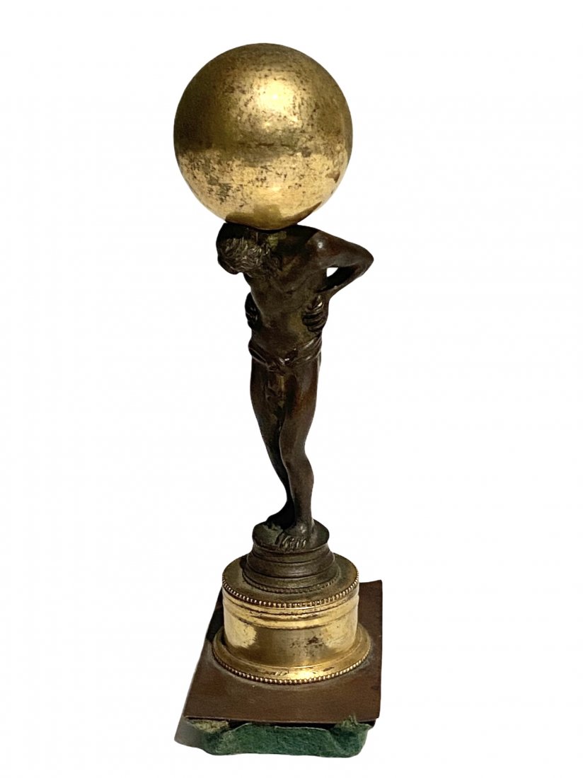 Classical Bronze and Gilt Atlas Sculpture (1 of 10)