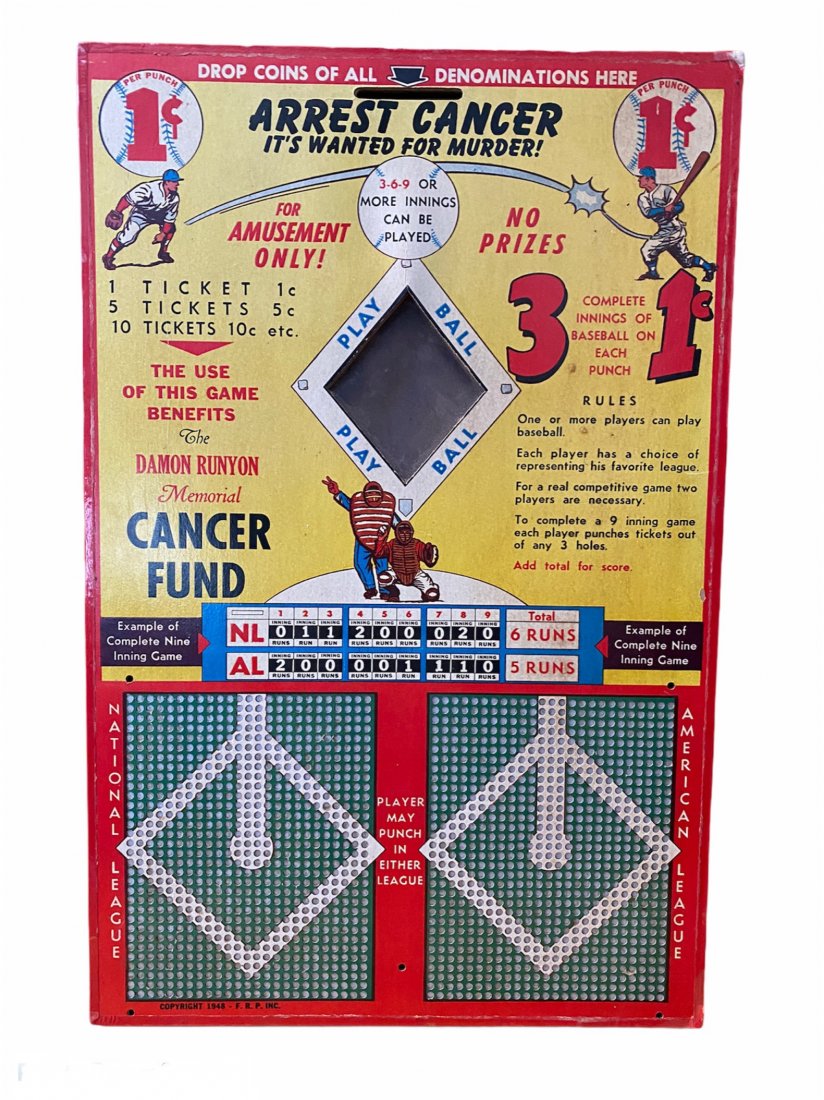 1948 Arrest Cancer Damon Runyon Trade Stimulator (1 of 10)