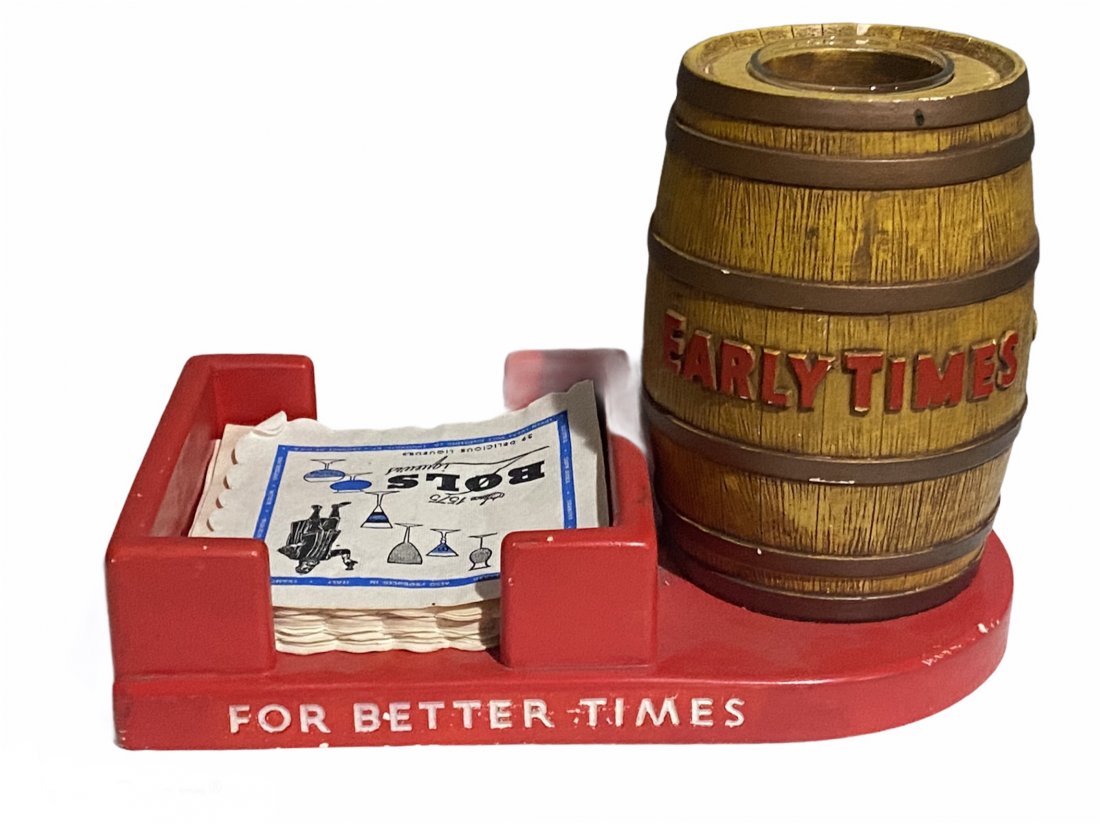 Early Times Bourbon Whiskey Bar Display Advertisement (1 of 6)