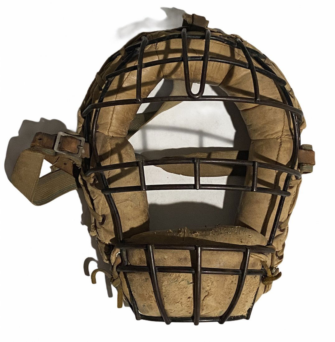 Antique Baseball Leather Catcher’s Mask (1 of 7)
