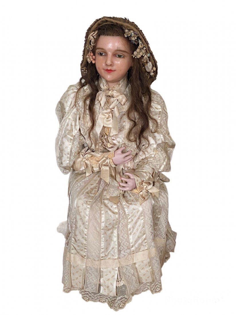 LG Female Wax Doll Attributed to Pierotti or Montanari (1 of 5)