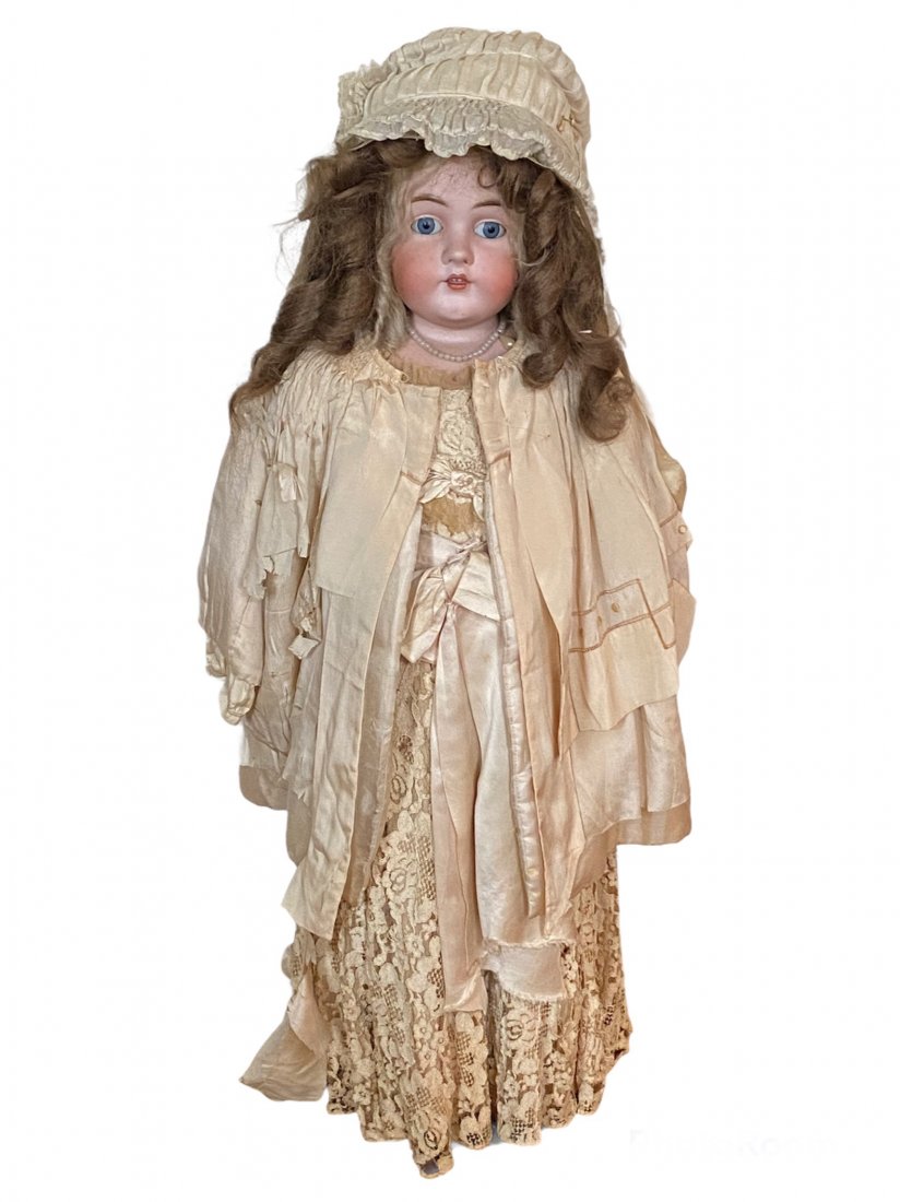 Large Antique Bisque Head Doll Marked Dep 154 (1 of 6)