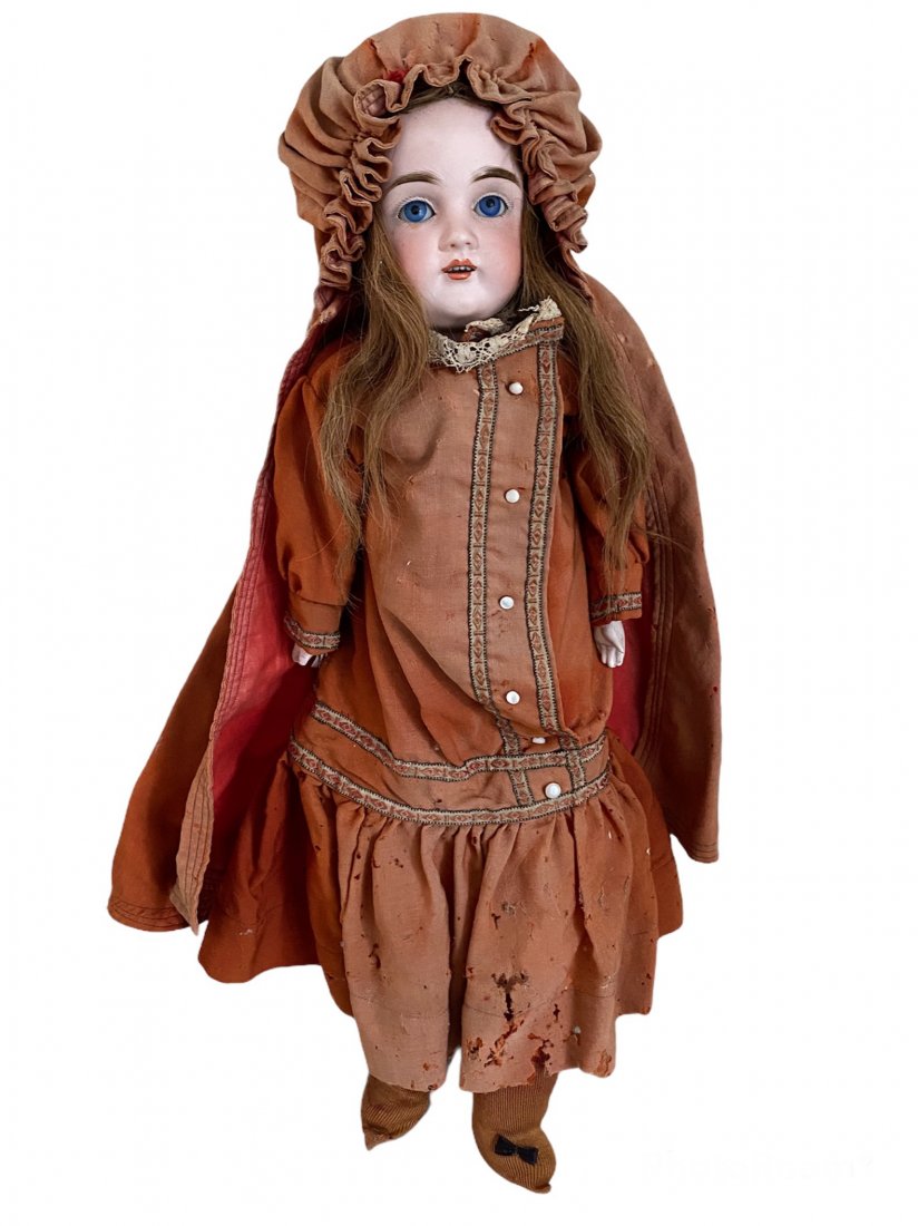 Antique German Kestner Doll in Antique Clothes (1 of 6)