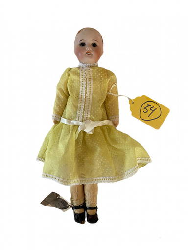 K*R Bisque Doll in Original Presentation Case for the French Market