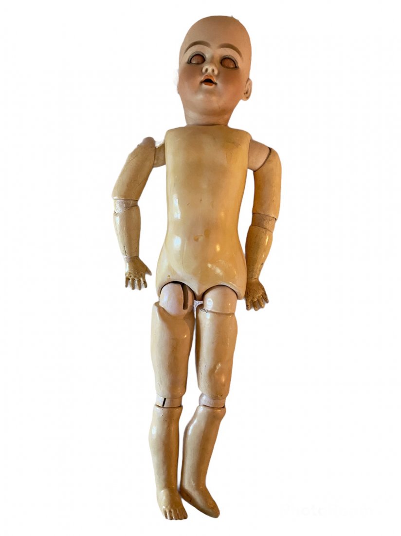 Antique German Bisque Head Doll (1 of 6)