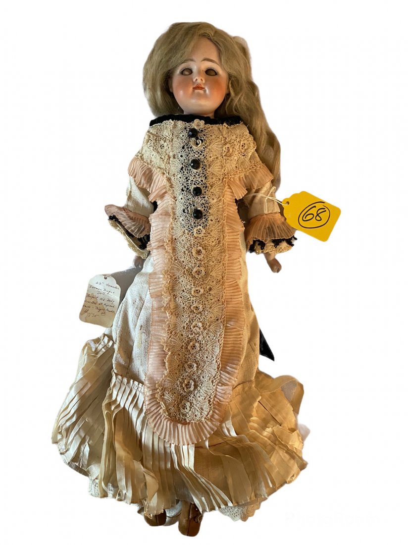 Antique Unmarked German Bisque Doll (1 of 5)