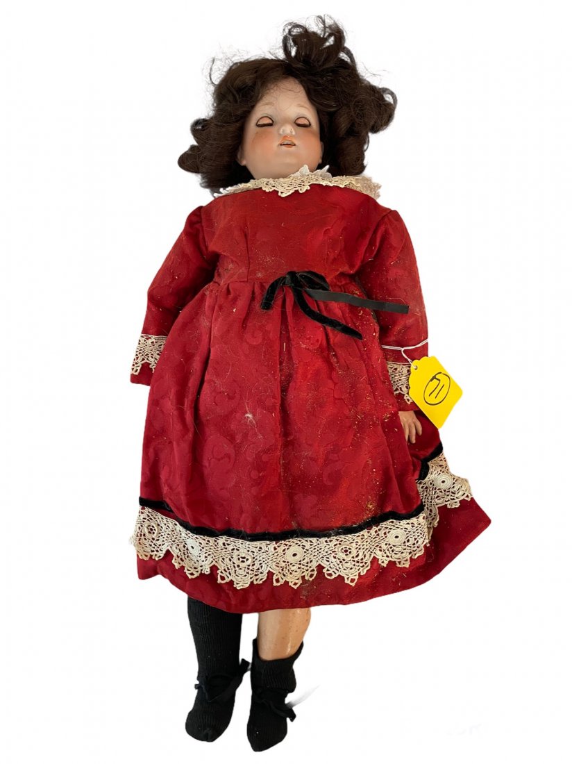 Antique C.M. Bergmann Waltershausen Bisque Head Doll (1 of 4)