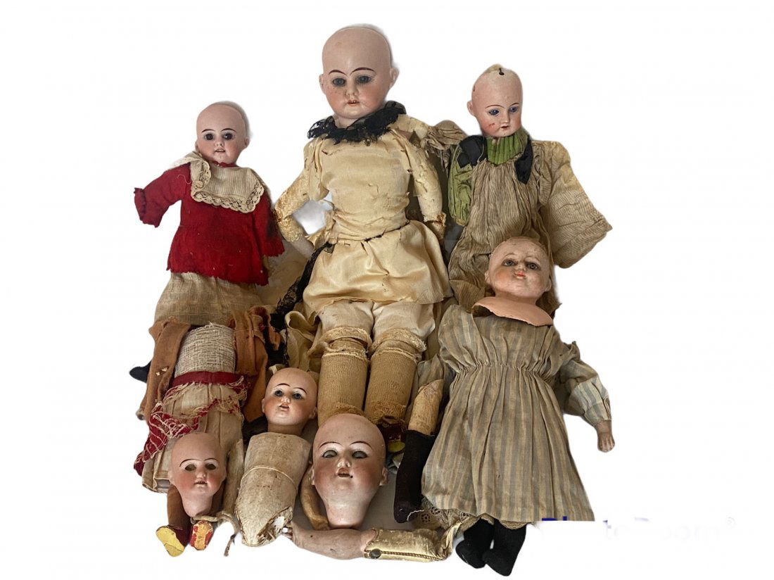 Lot of Antique Doll Parts (1 of 8)