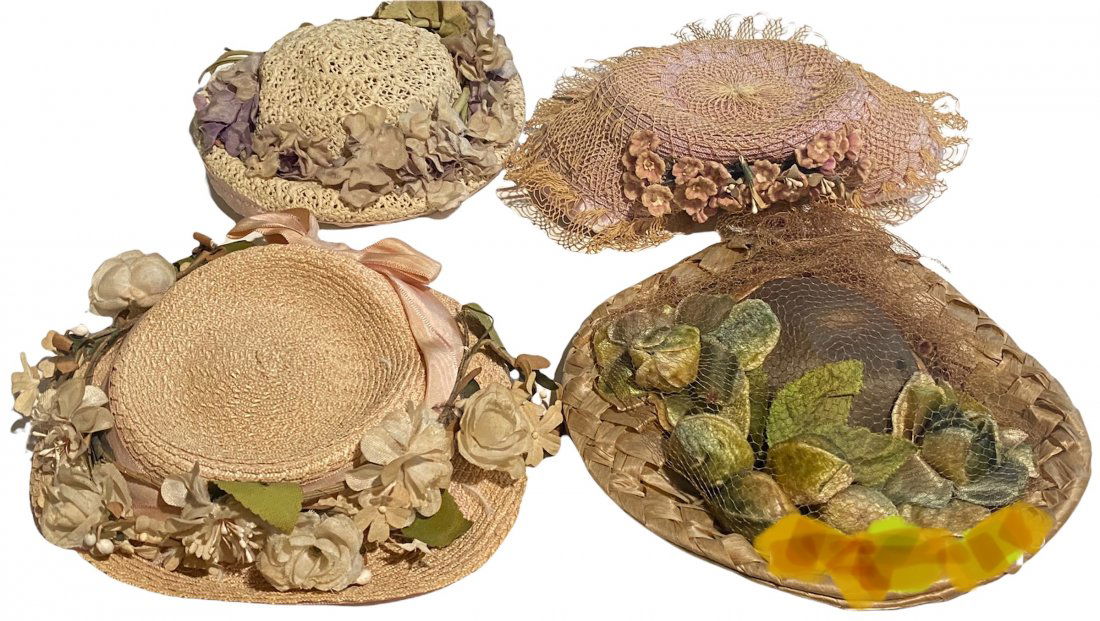 Lot of 4 Doll Hats (1 of 12)