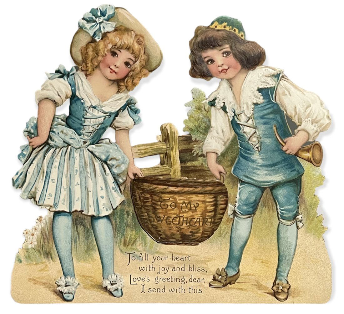 Raphael Tuck Embossed Victorian Valentine Card (1 of 9)