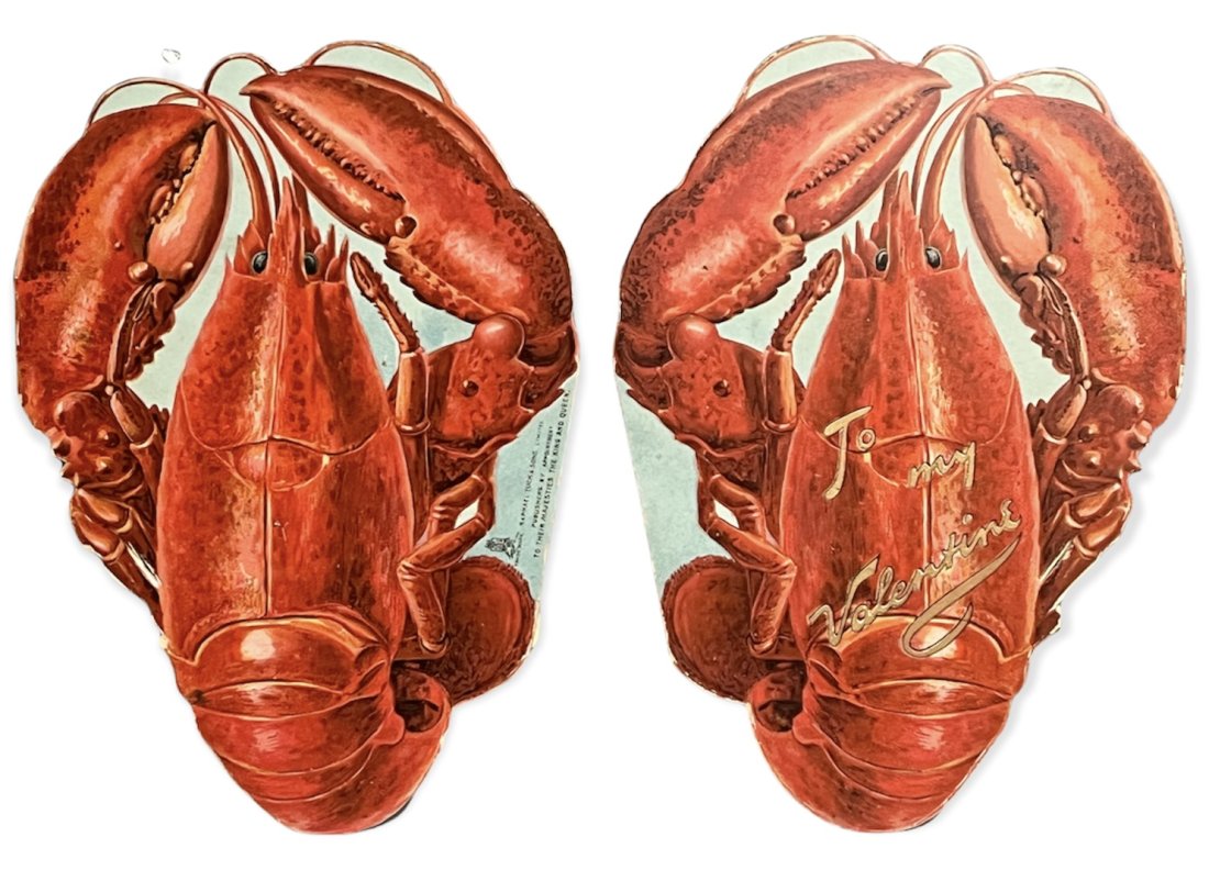 Whimsical Raphael Tuck Lobster Valentine Funny Proposal (1 of 8)