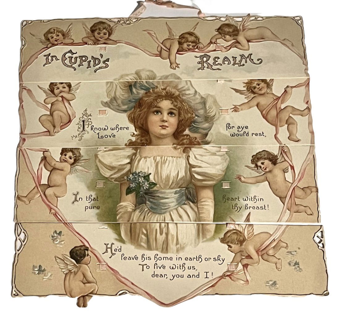 Raphael Tuck Cupids Realm Antique Valentine Card (1 of 7)