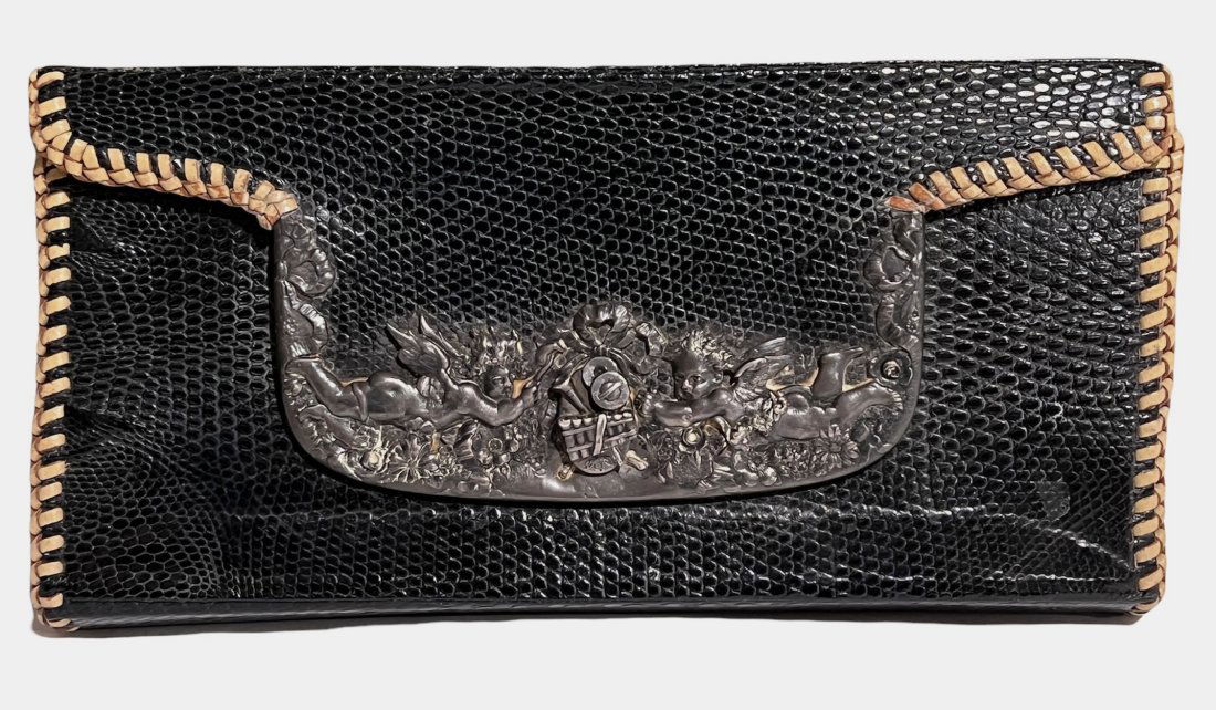 Rare Early Tiffany & Co. Leather Sterling Purse Clutch (1 of 11)