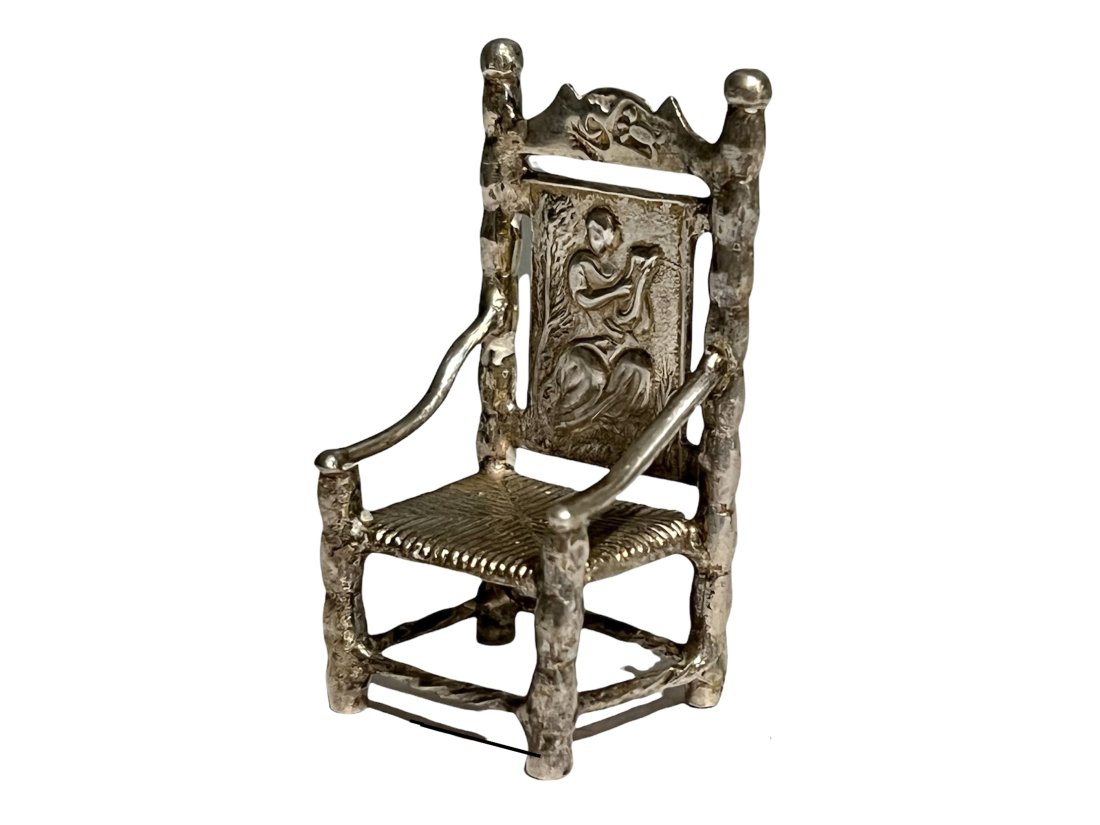 Sterling Silver Miniature Chair (1 of 6)