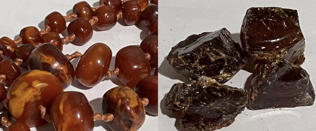 Amber Lot Beads and Rough Amber (1 of 8)