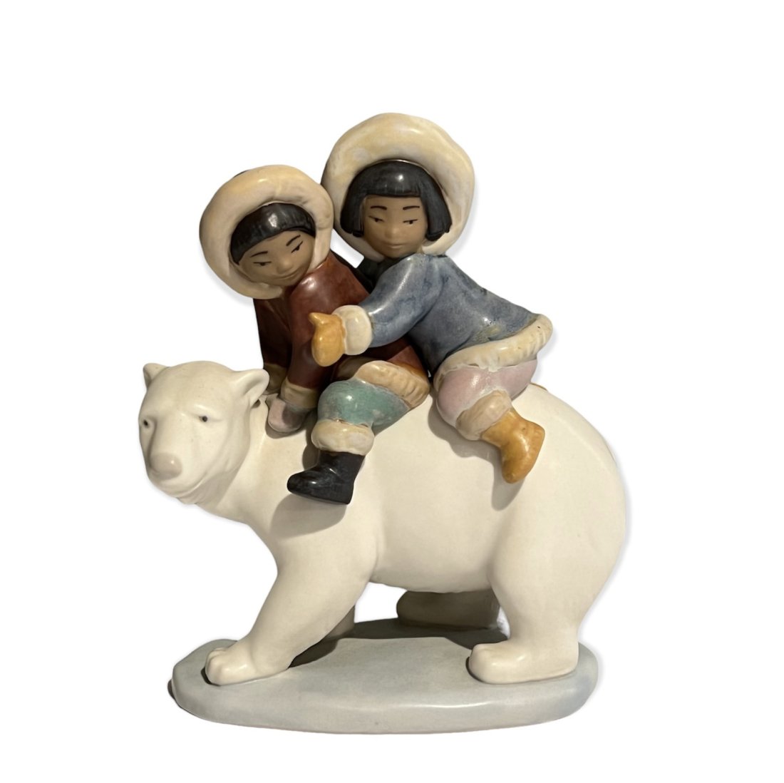 Lladro Figurine 2270 Eskimo Riders Retired in 2002 (1 of 8)