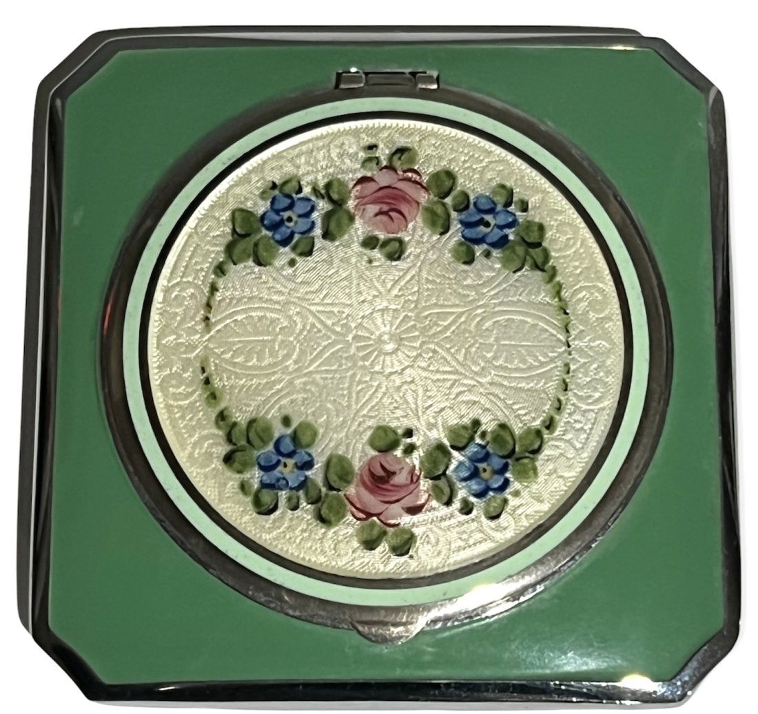 Sterling Top EAM Co Guilloche Enamel Compact (1 of 10)