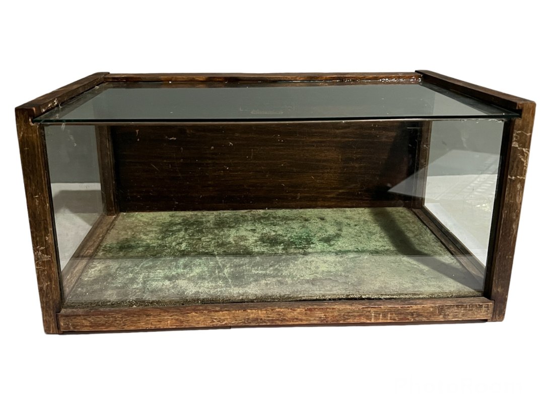Antique Oak Country Store Counter Top Display Case Showcase (1 of 9)