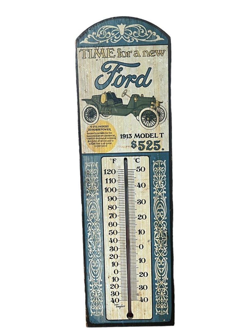 Time for a New Ford Collectible Advertising Thermometer (1 of 2)