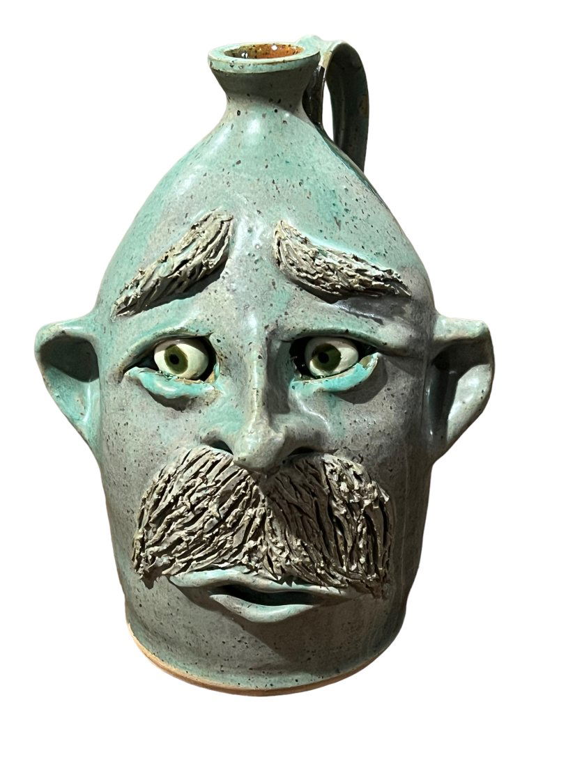 Tim Whitten Art Pottery Face Jug (1 of 3)