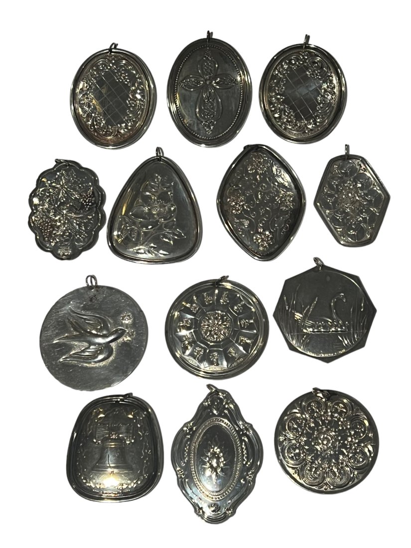 Lot of 13 Towle Sterling Silver Ornaments from the 1970’s (1 of 5)