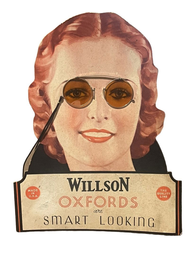 Willson Oxfords are Smart Looking Art Deco Sun Glasses Store Display (1 of 7)