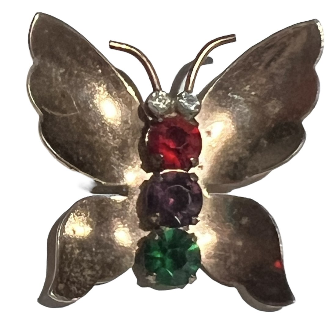Coro Sterling Silver Butterfly Brooch (1 of 5)