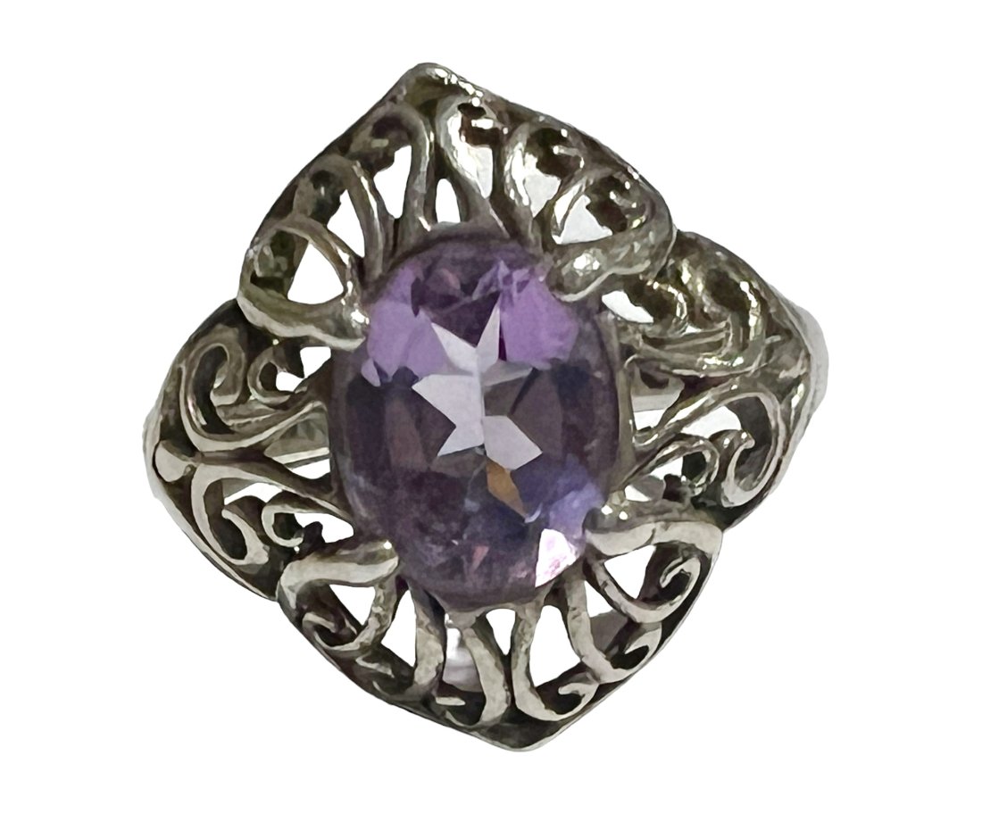 Kabana Sterling Silver Amethyst Ring (1 of 5)