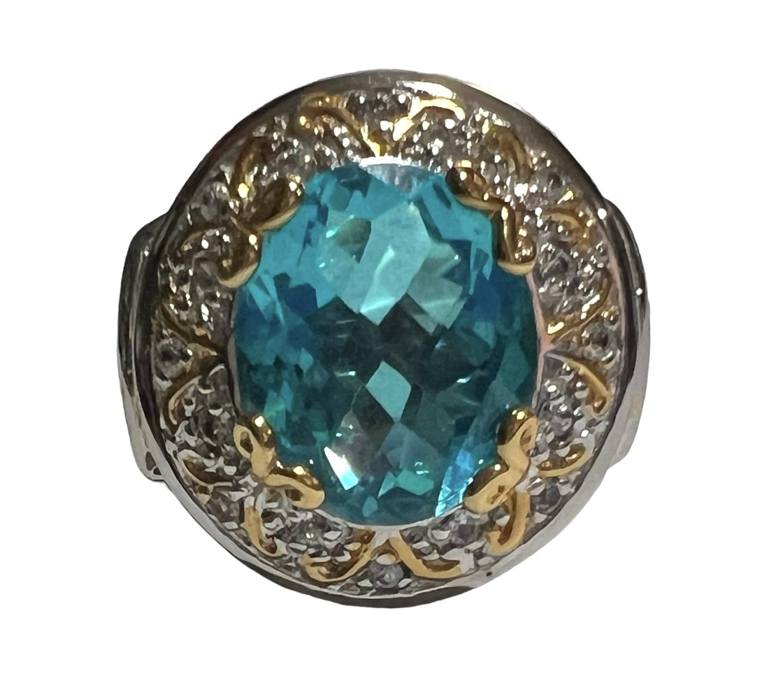 Stunning Michael Valitutti Gems En Vogue NH Sterling Silver Heart Ring (1 of 5)