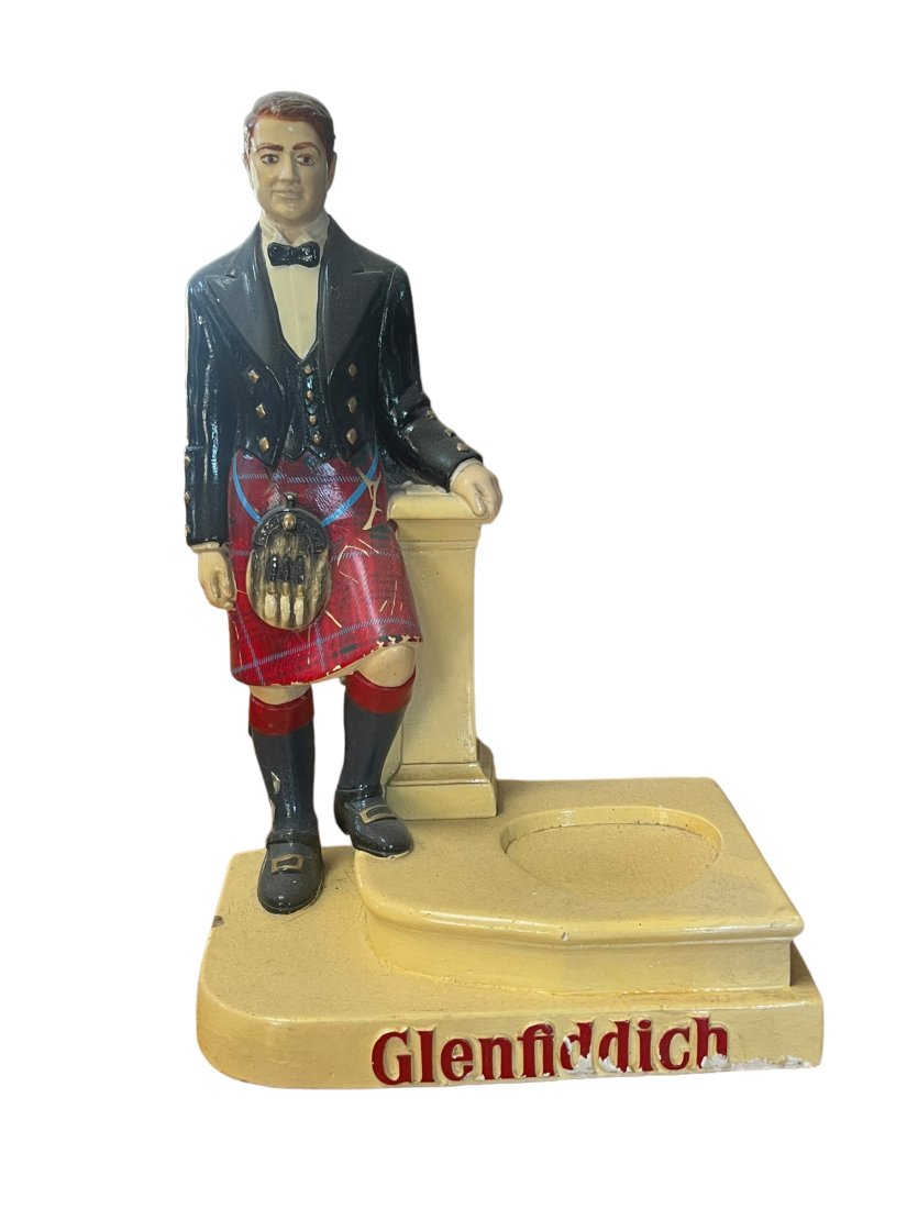 Vintage Glenfiddich Back Bar Pub Advertising Figure Bottle Display (1 of 3)